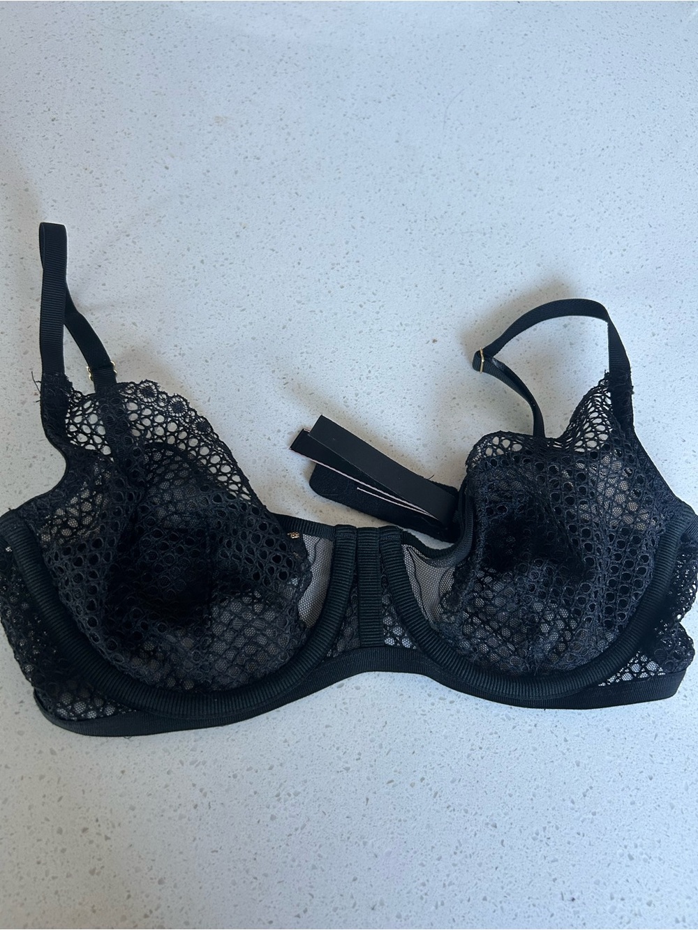 Victoria's Secret Black Lace Underwire Bra